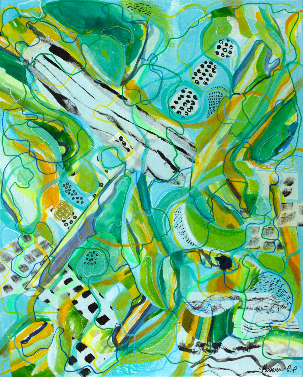 Making a Mark Blue by Rosaria Bazan-Pepe 