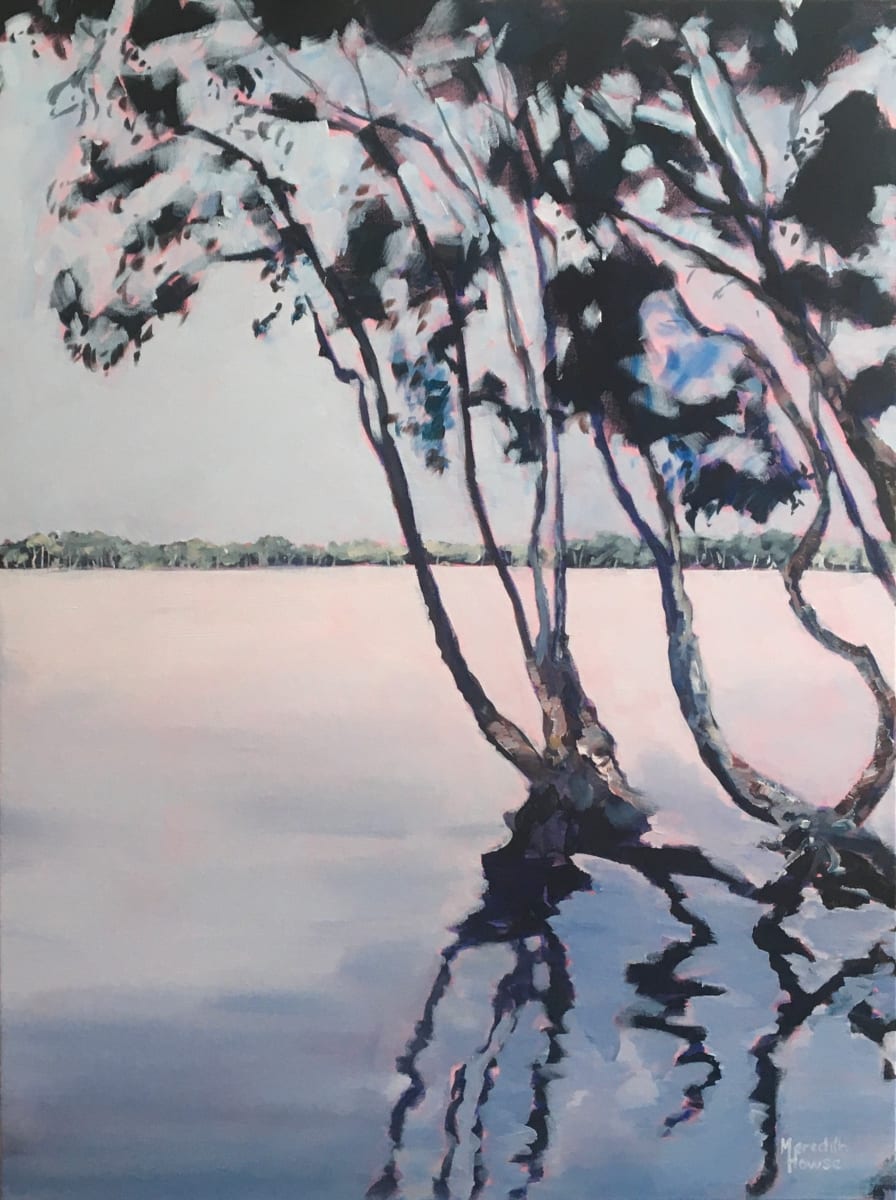 Lake Ainsworth, Lennox by Meredith Howse Art 