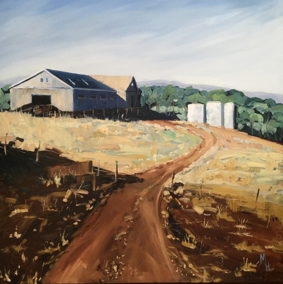 Shearing Shed by Meredith Howse Art 