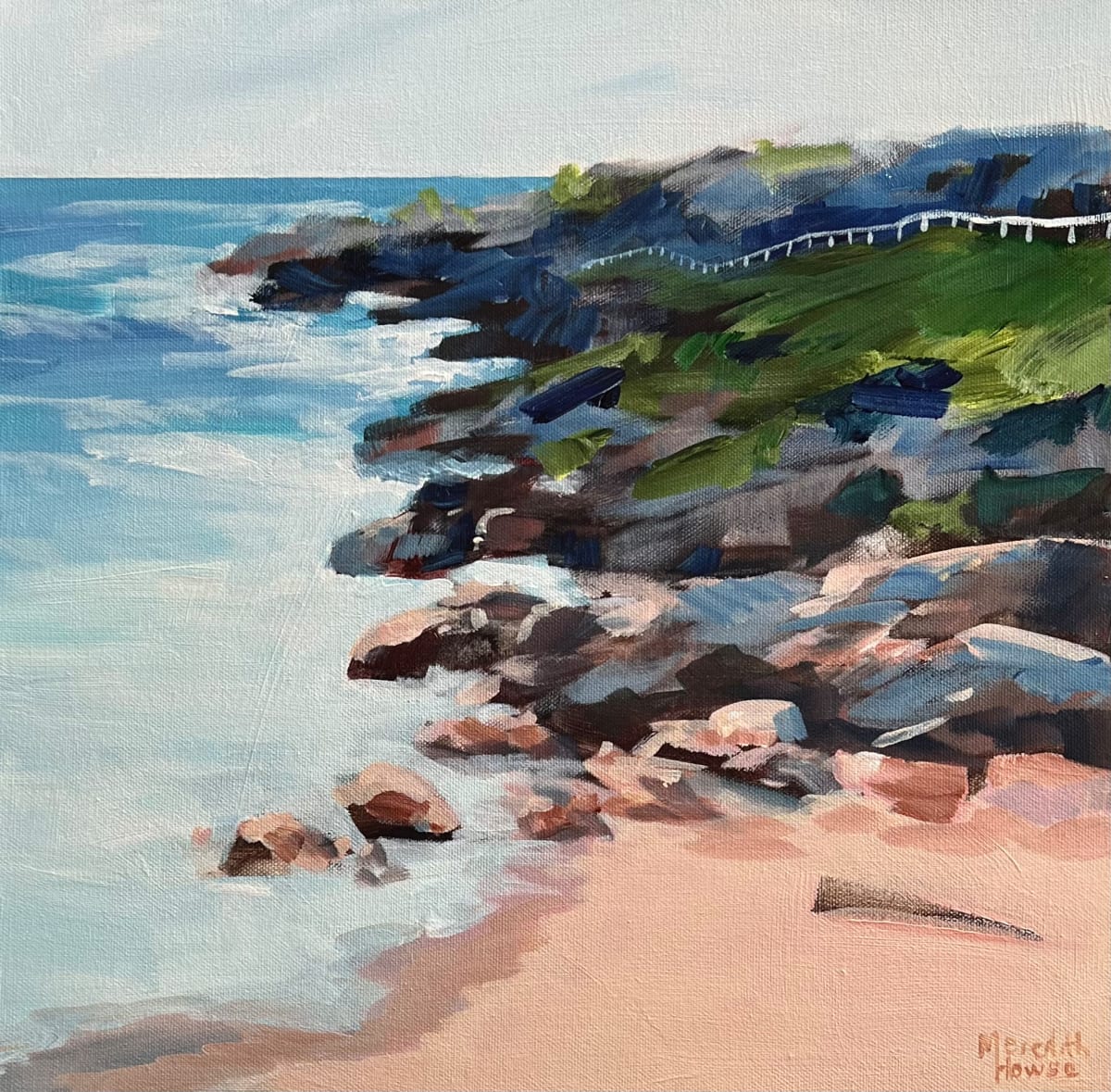 Tamarama Beach (Small) by Meredith Howse Art 