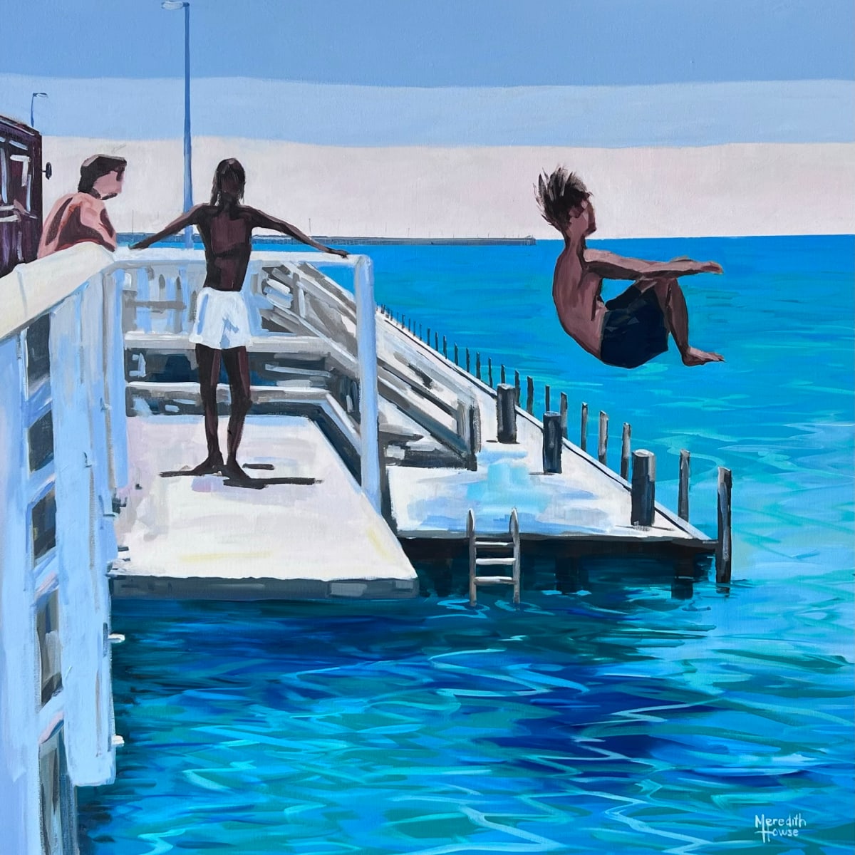 Into the Blue by Meredith Howse Art 
