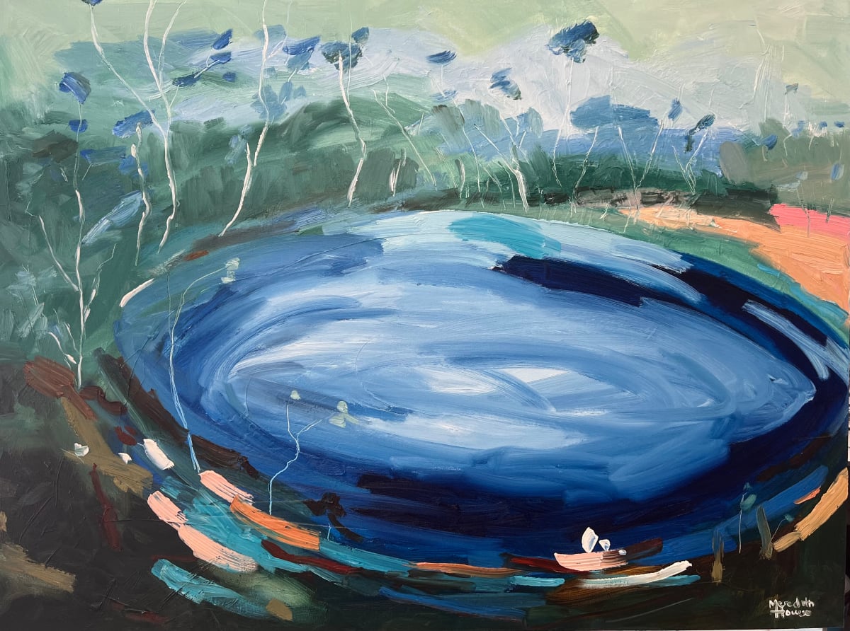 Blue Lagoon by Meredith Howse Art 