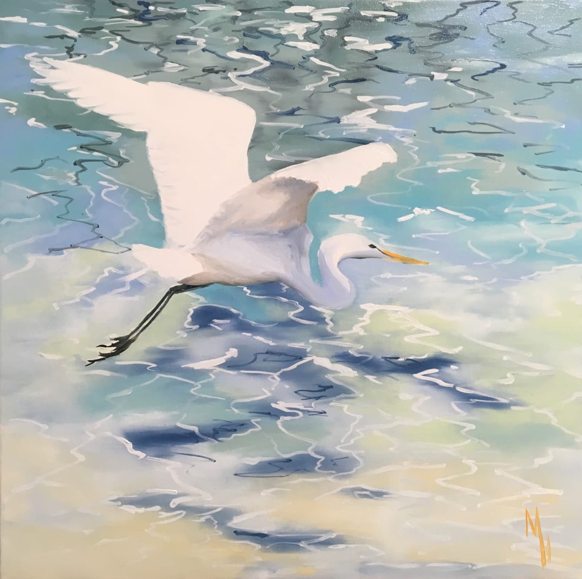 Flying Blue by Meredith Howse Art 