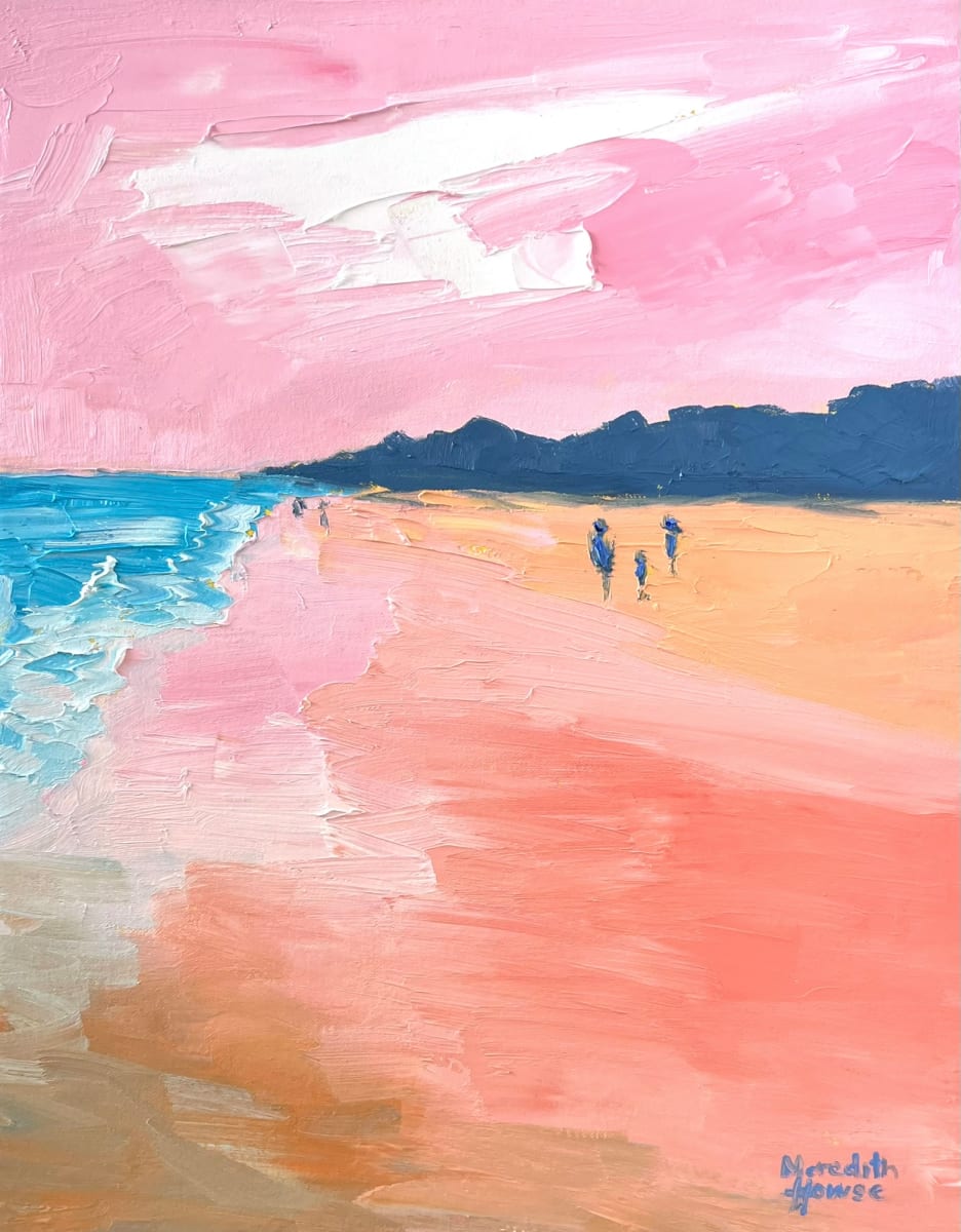 Sunset on Sunshine Beach by Meredith Howse Art 