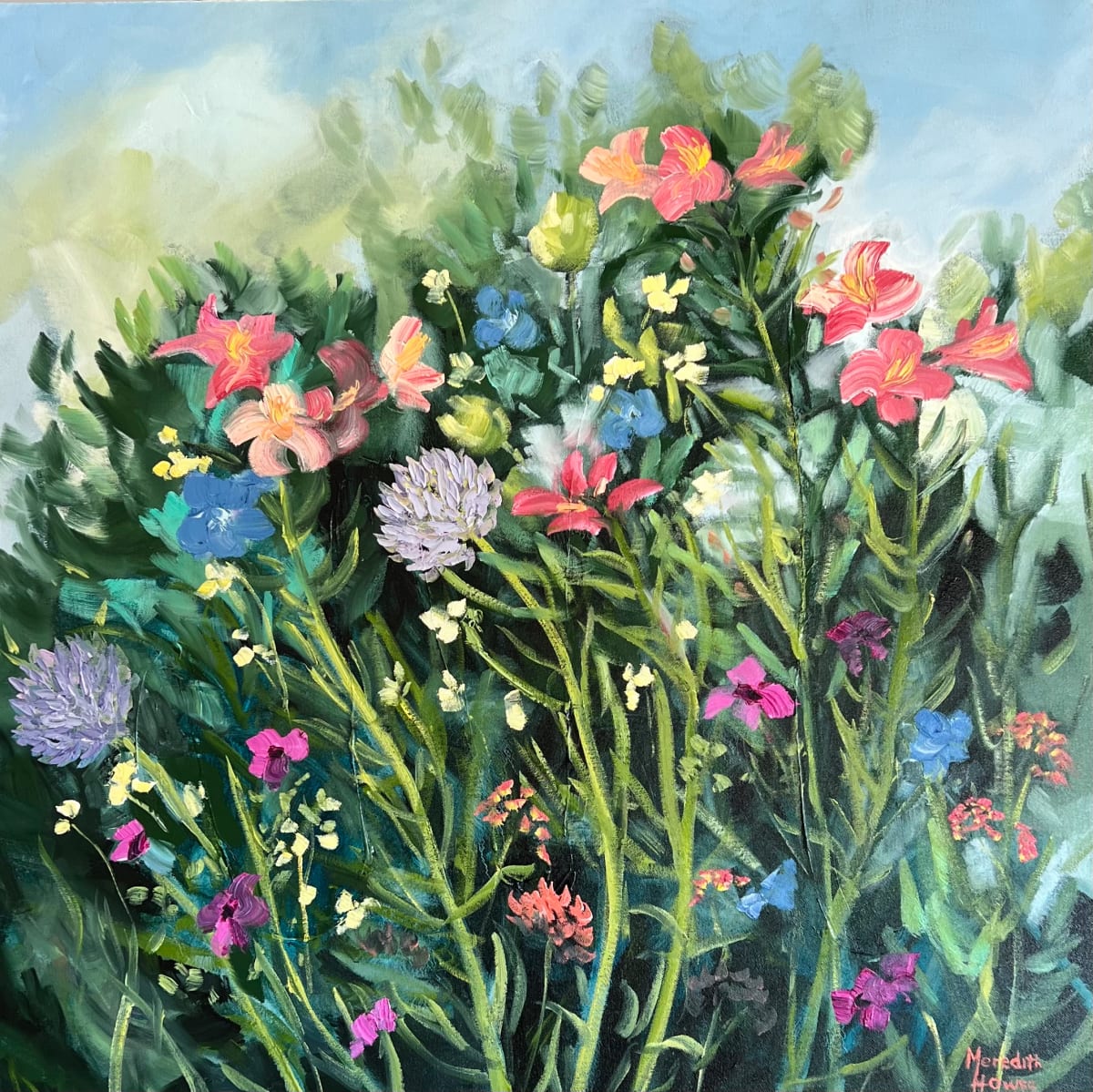 A Garden's Tapestry by Meredith Howse Art, Image 1.
