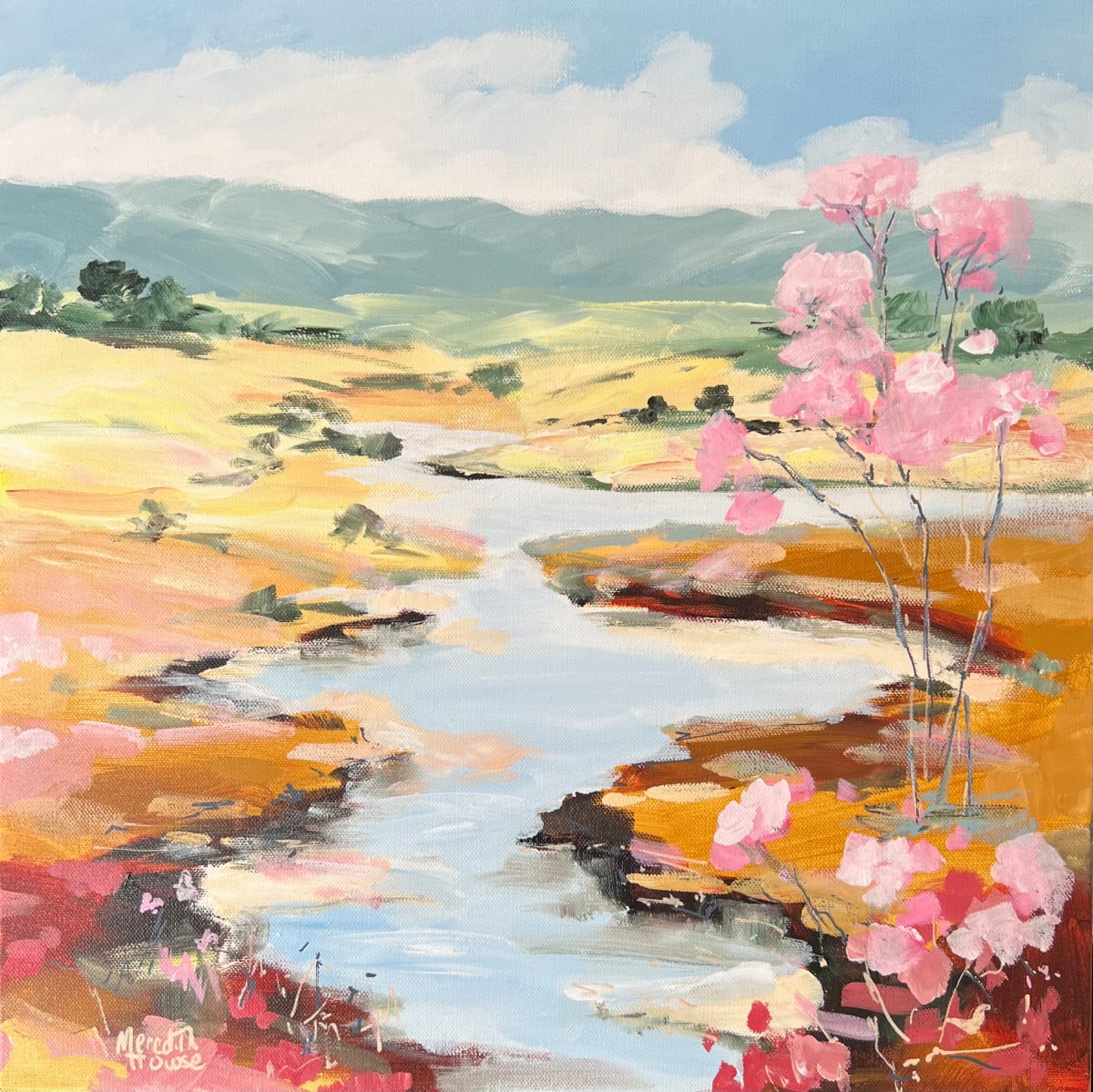 And the River Flowed by Meredith Howse Art 