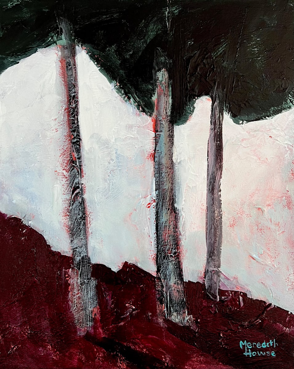 Burgundy by Meredith Howse Art 