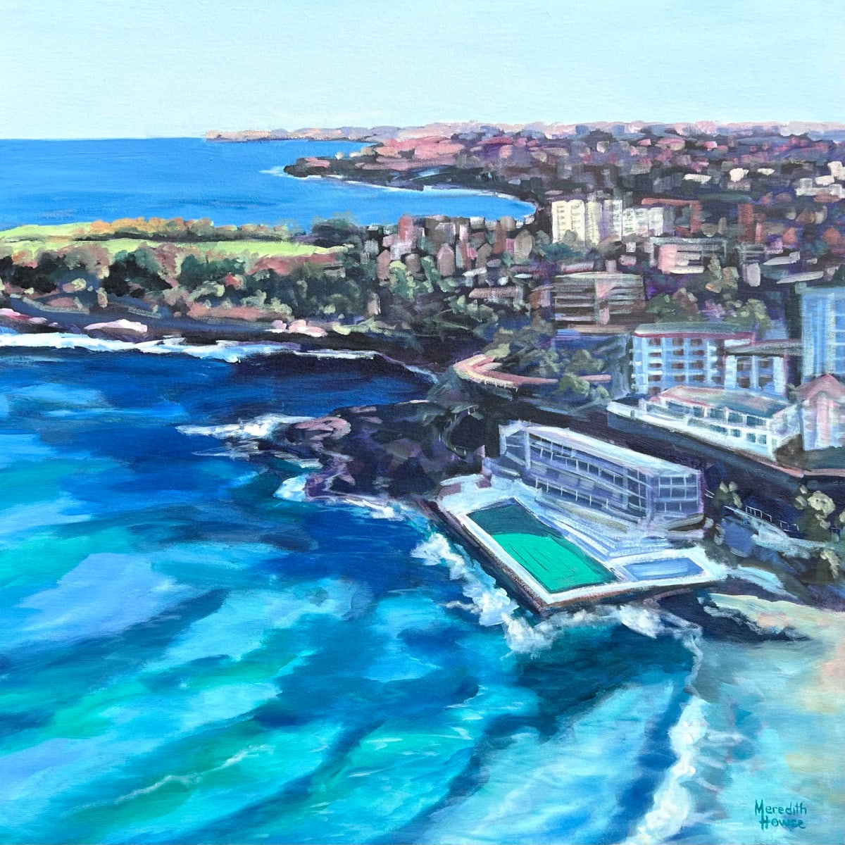 Bondi to Bronte by Meredith Howse Art 