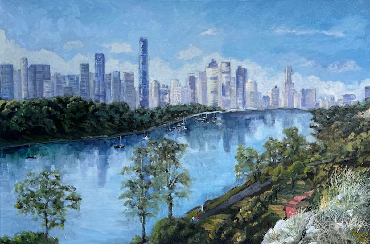 Brisbane Retrospect by Meredith Howse Art, Image 1.