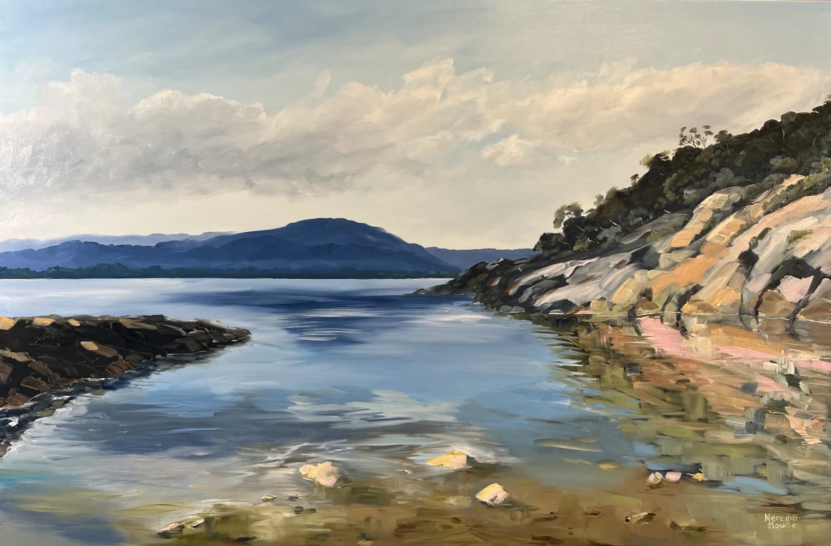 Honeymoon Bay, Freycinet by Meredith Howse Art 
