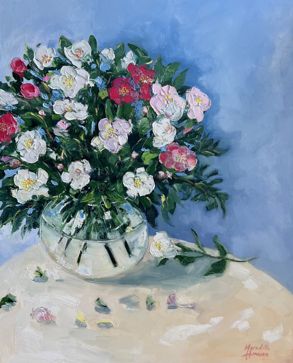 Still Life - Camellias by Meredith Howse Art 