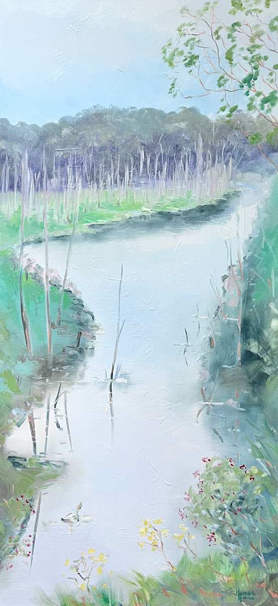 Dead Tree Marsh by Meredith Howse Art, Image 2.