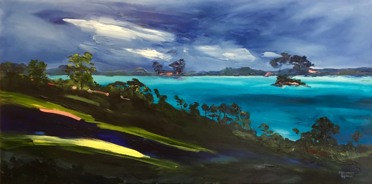 Turquoise Islands - Commission by Meredith Howse Art 