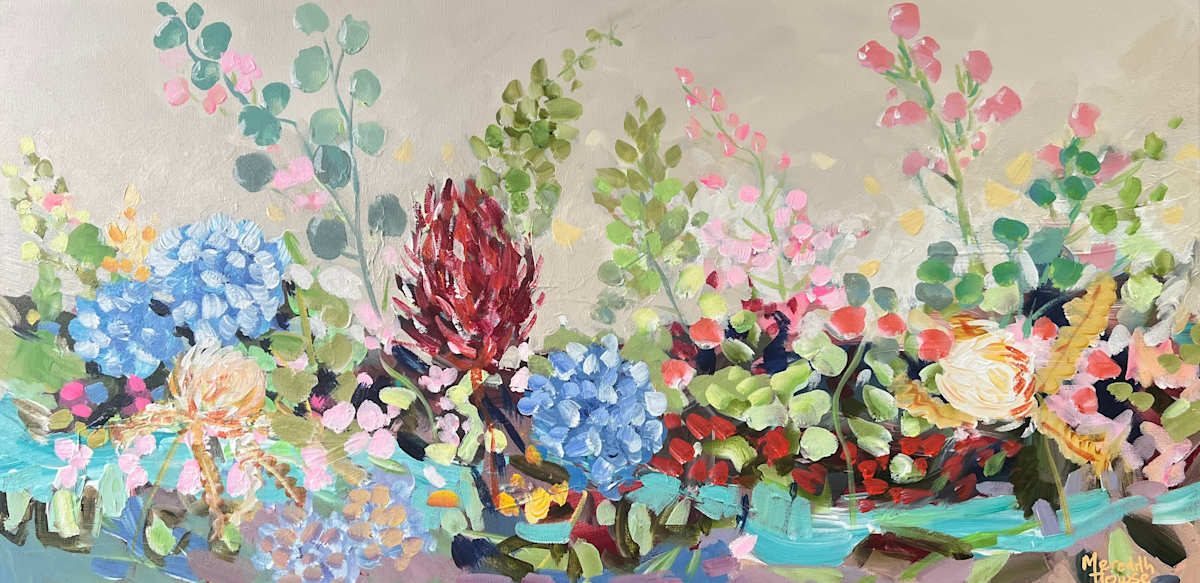 Flower River Vintage by Meredith Howse Art 
