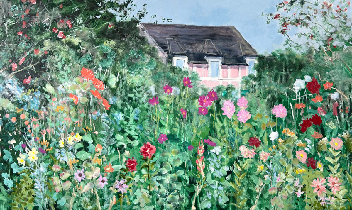 Giverny Garden by Meredith Howse Art 