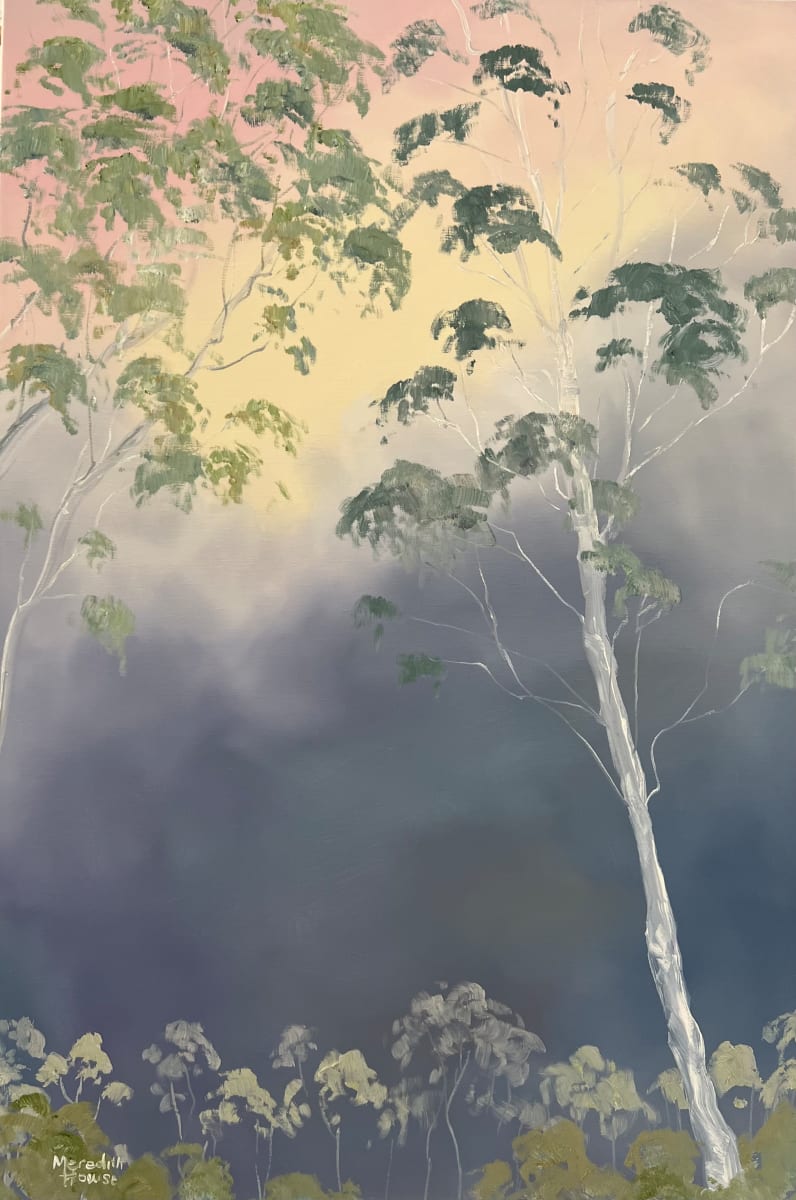Illumination Evening Pink and Peach by Meredith Howse Art, Image 1.