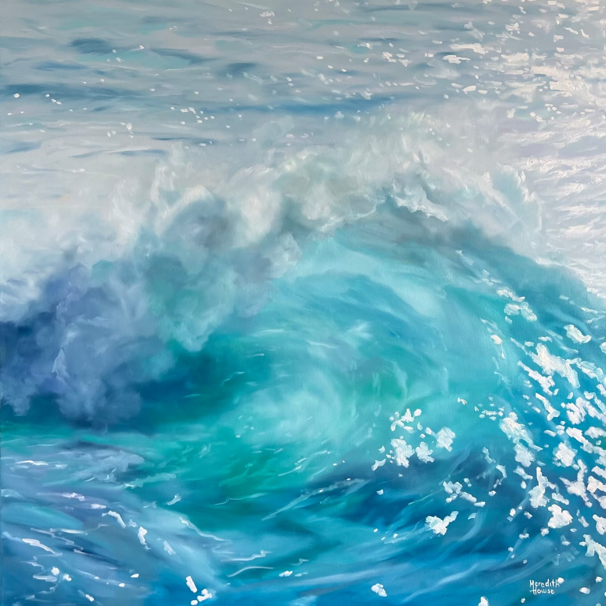 Shimmering Surf by Meredith Howse Art 