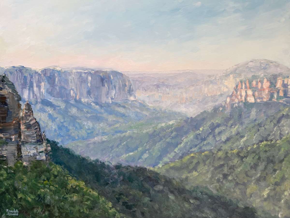 Pulpit Rock, Blue Mountains by Meredith Howse Art, Image 1.