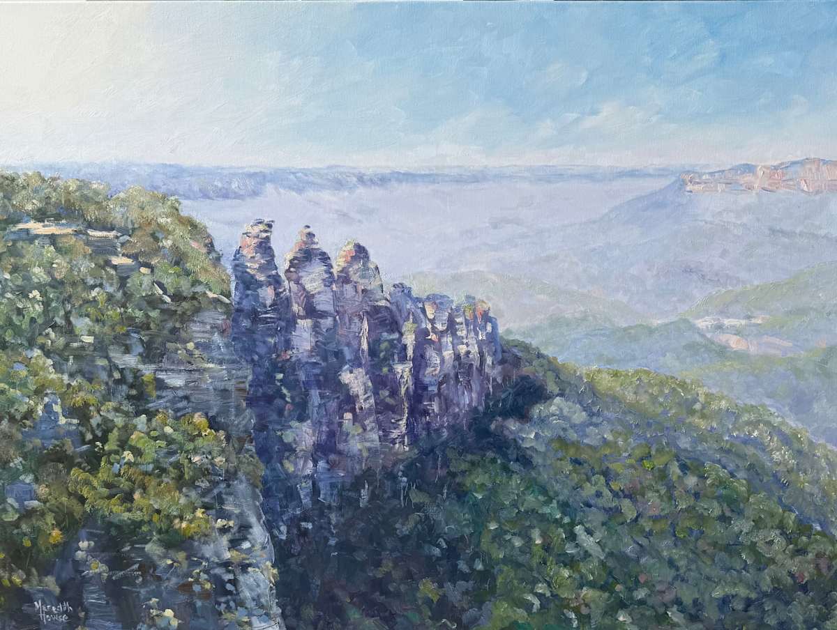Blue Mountains - Three Sisters by Meredith Howse Art, Image 2.