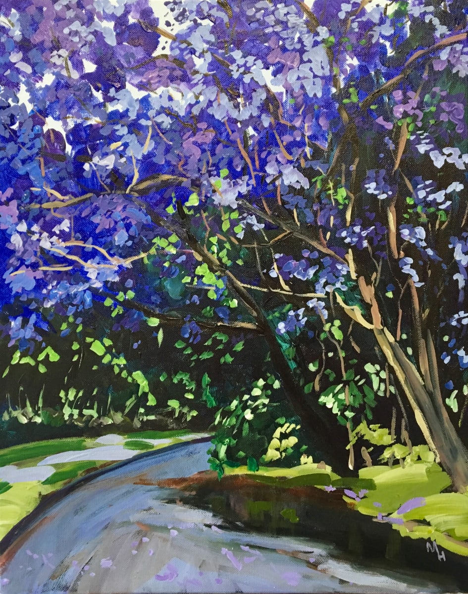Jacarandas 3 by Meredith Howse Art, Image 1.