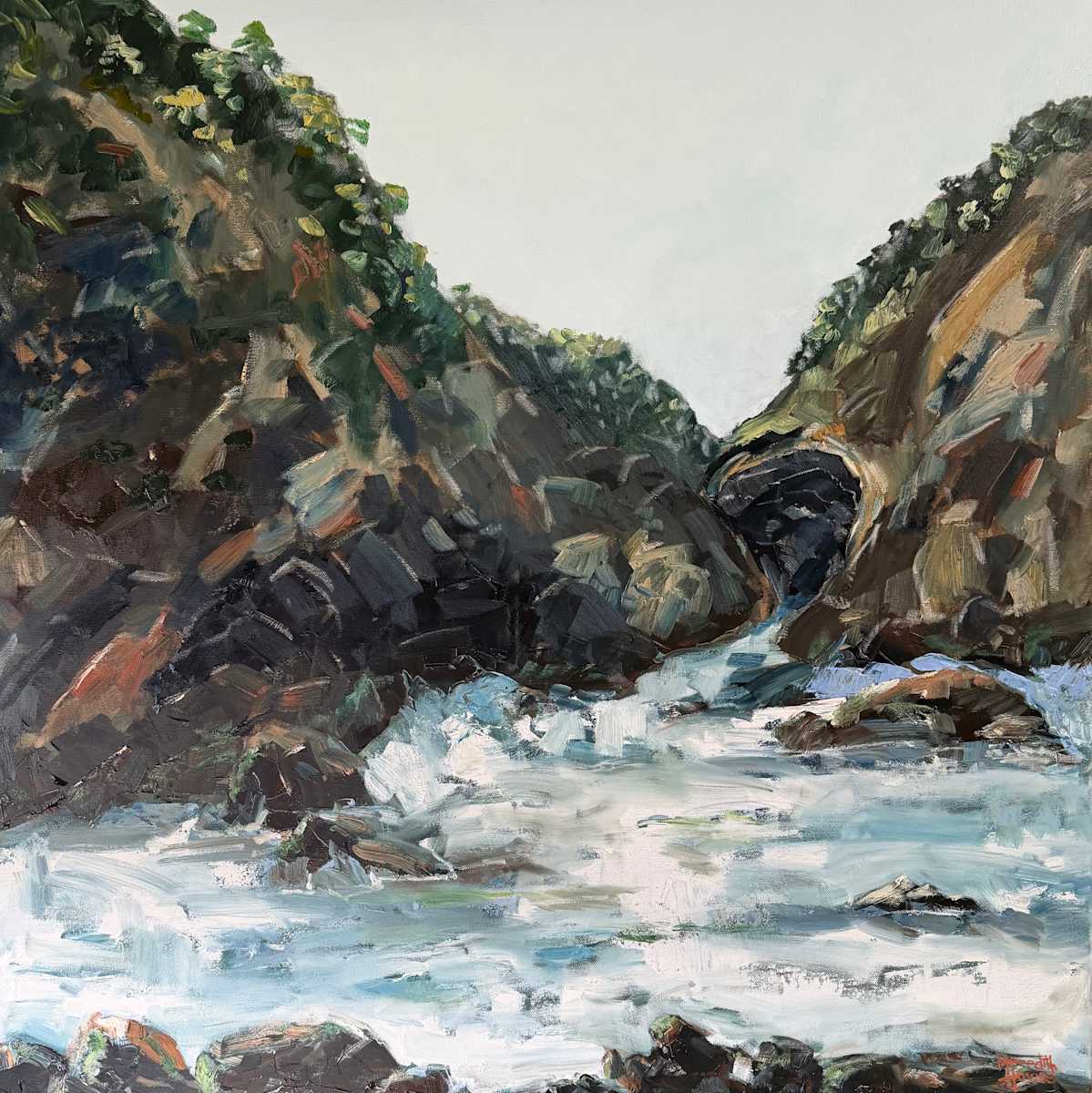 Seal Rocks Sea Cave by Meredith Howse Art, Image 1.