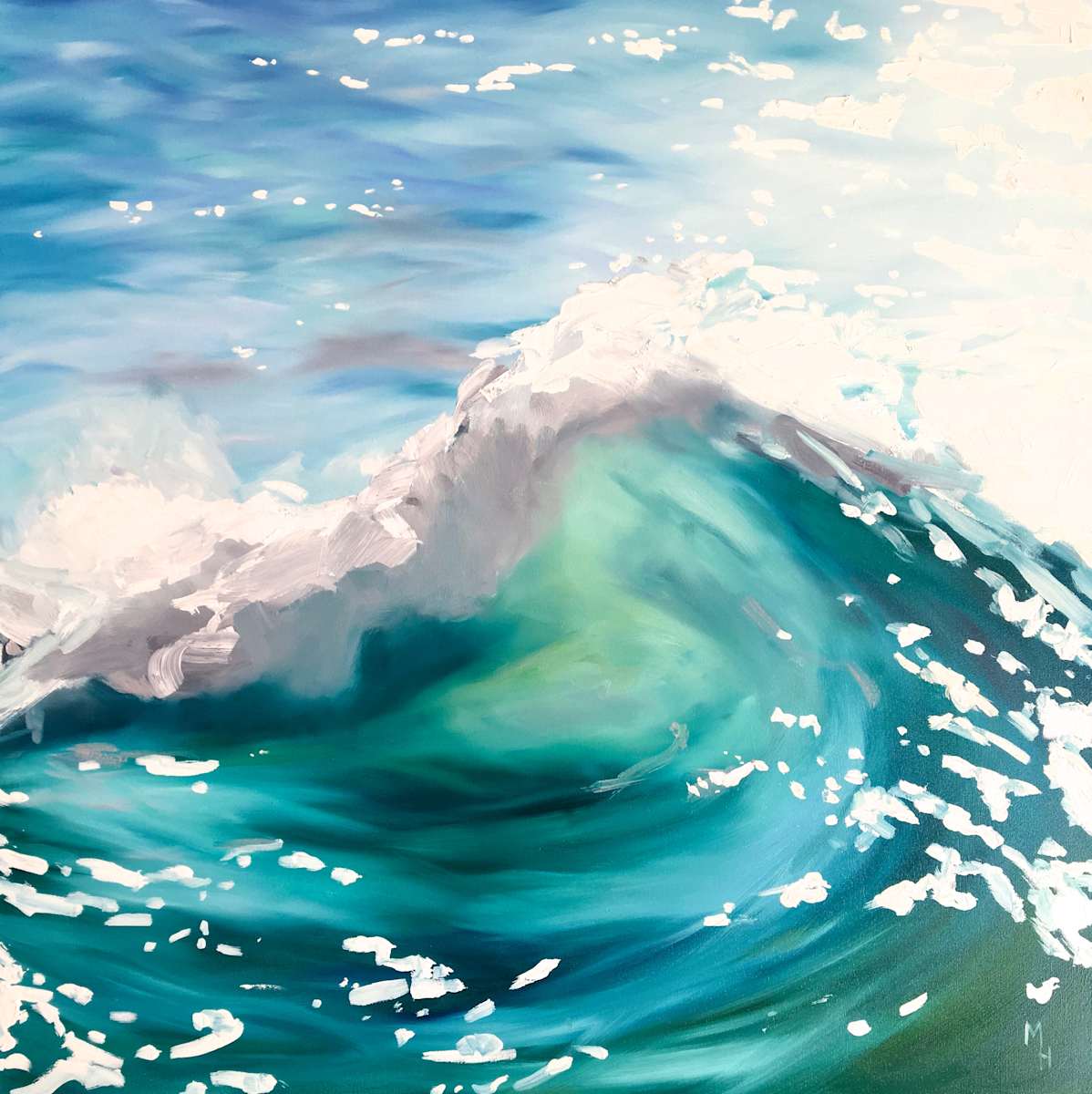 The wave 2 by Meredith Howse Art, Image 1.