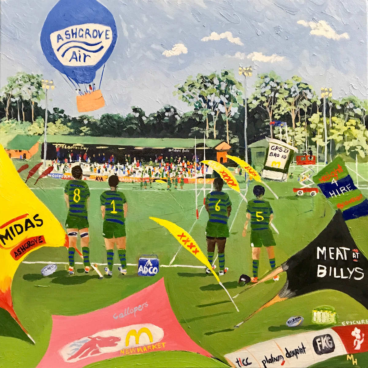 Big day at GPS by Meredith Howse Art, Image 1.