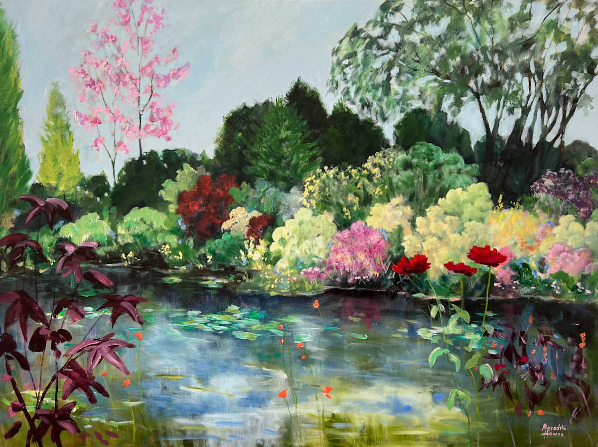Giverny Water Lily Pond by Meredith Howse Art, Image 2.