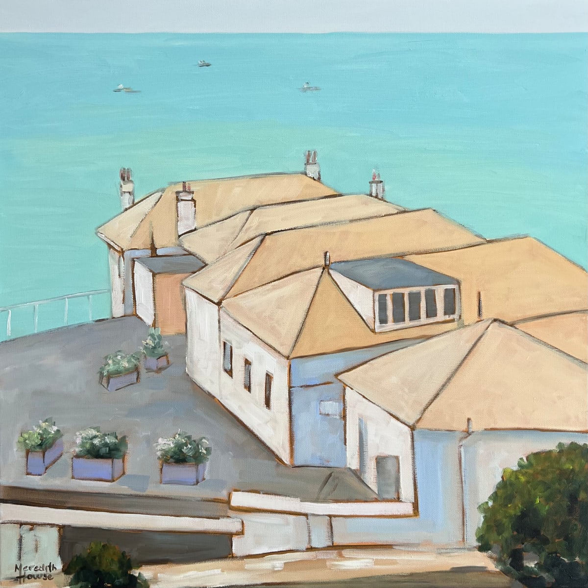 St Ives Seaside by Meredith Howse Art 