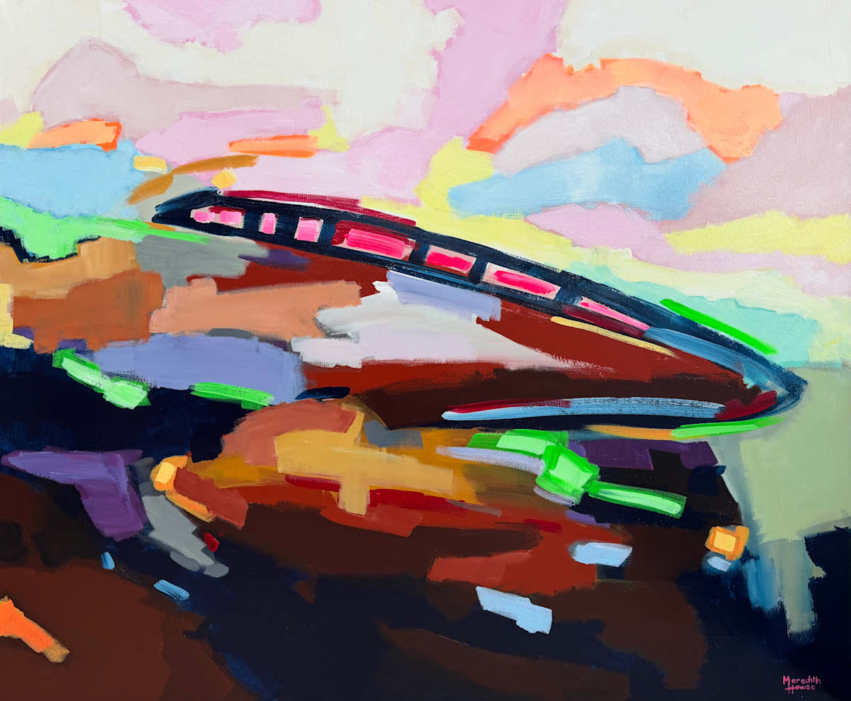 Bullet Train Blast by Meredith Howse Art, Image 1.