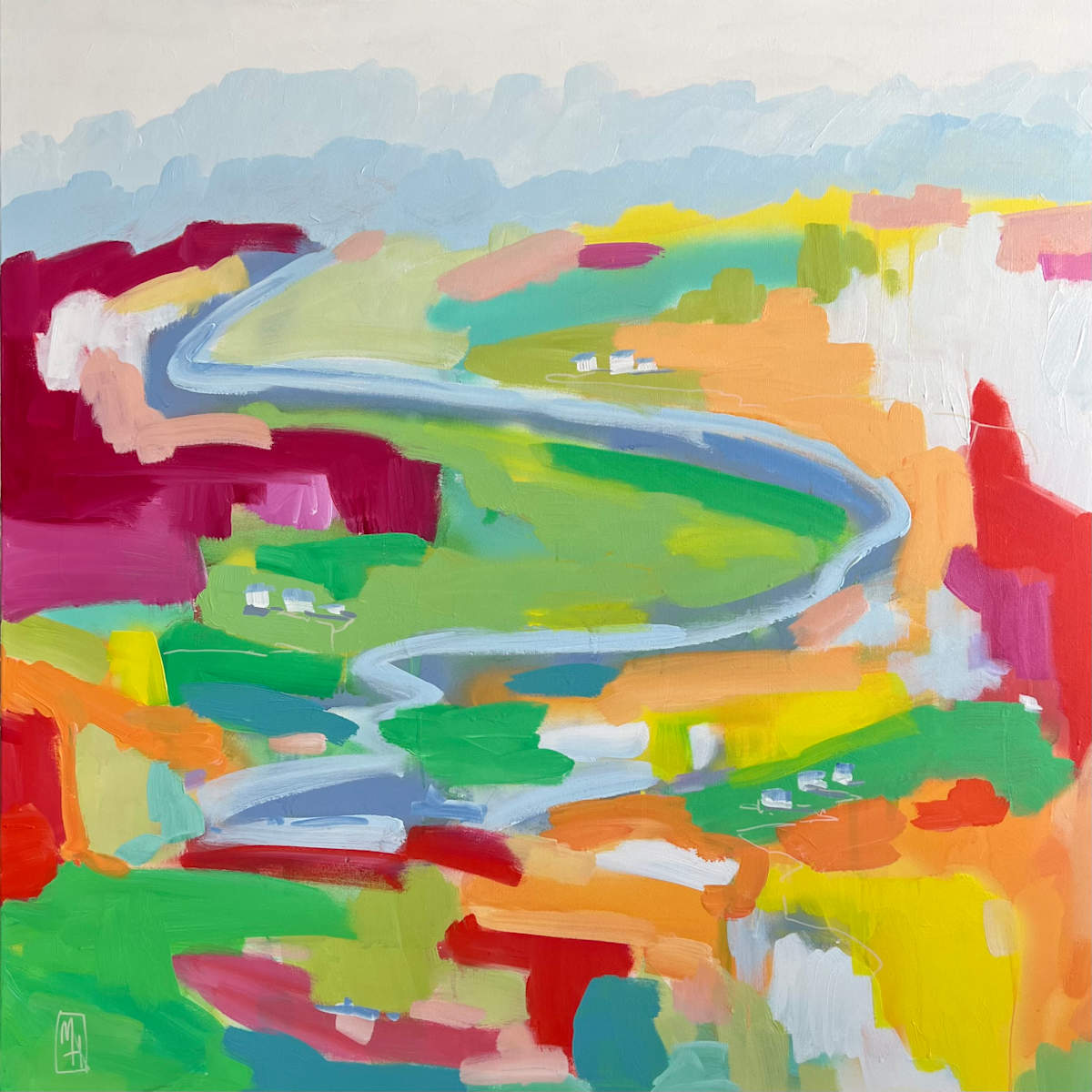 Colourful Land by Meredith Howse Art, Image 1.