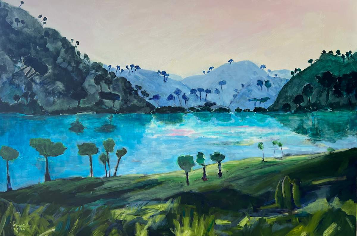 The Mountains Blue by Meredith Howse Art 