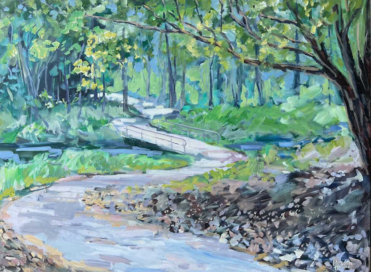 Just around the Corner by Meredith Howse Art 