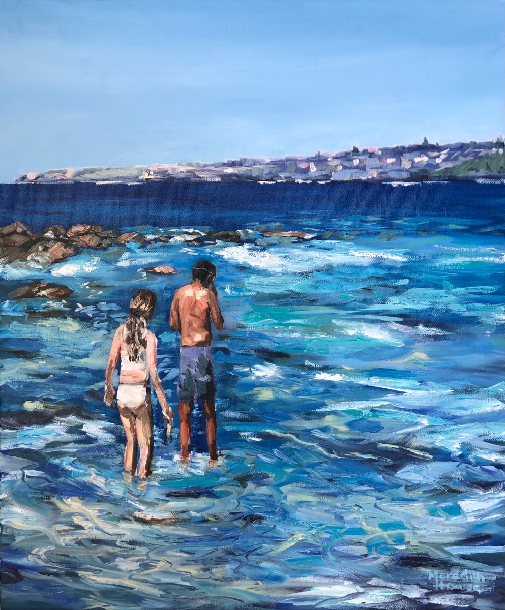 Off to Explore our Favourite Snorkelling Spot by Meredith Howse Art, Image 1.