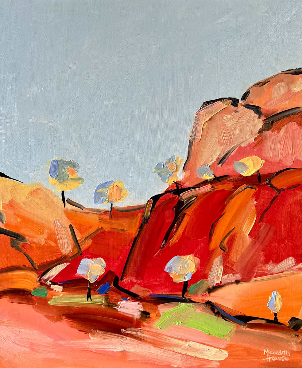 Red Centre Colourscape by Meredith Howse Art 