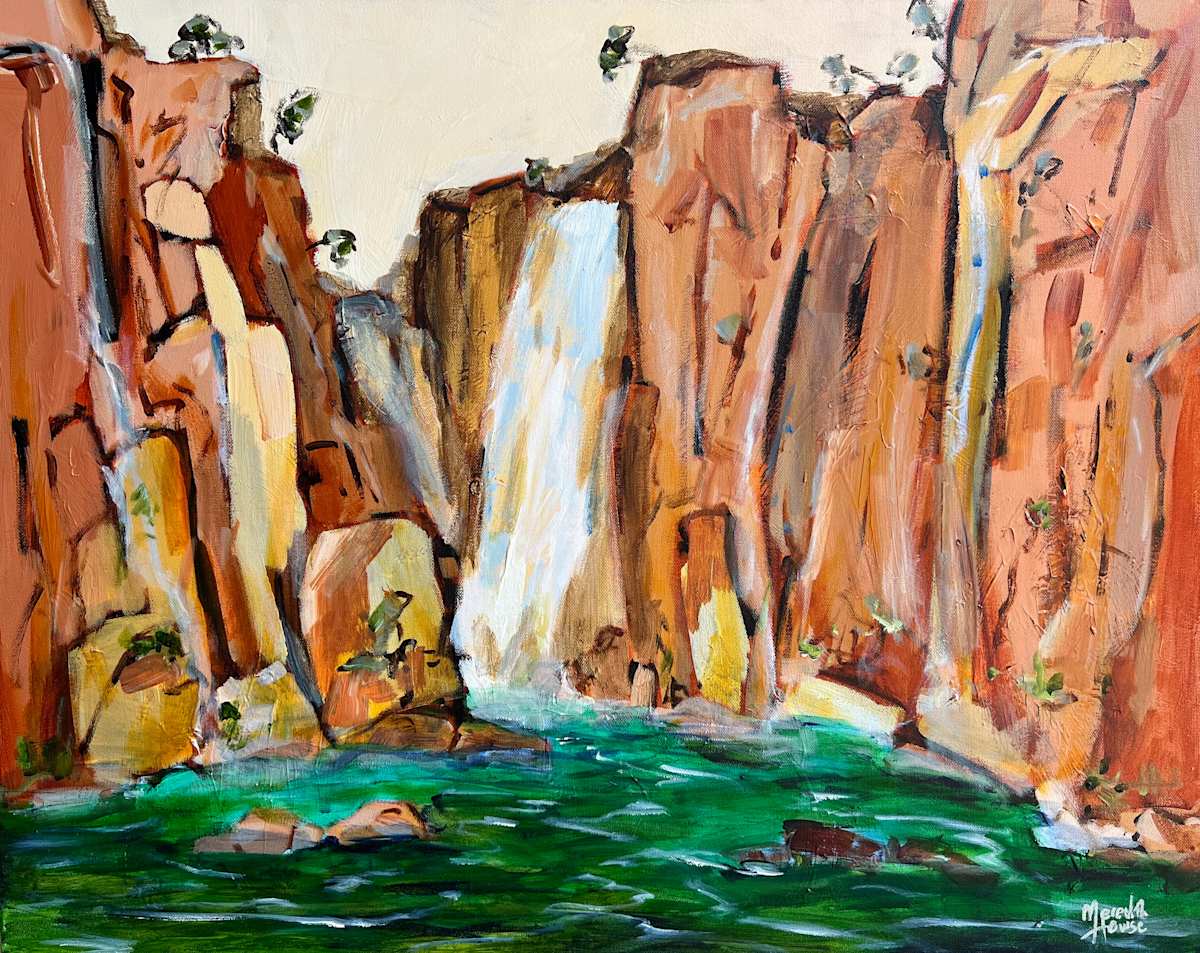 Towering Cliffs by Meredith Howse Art, Image 1.