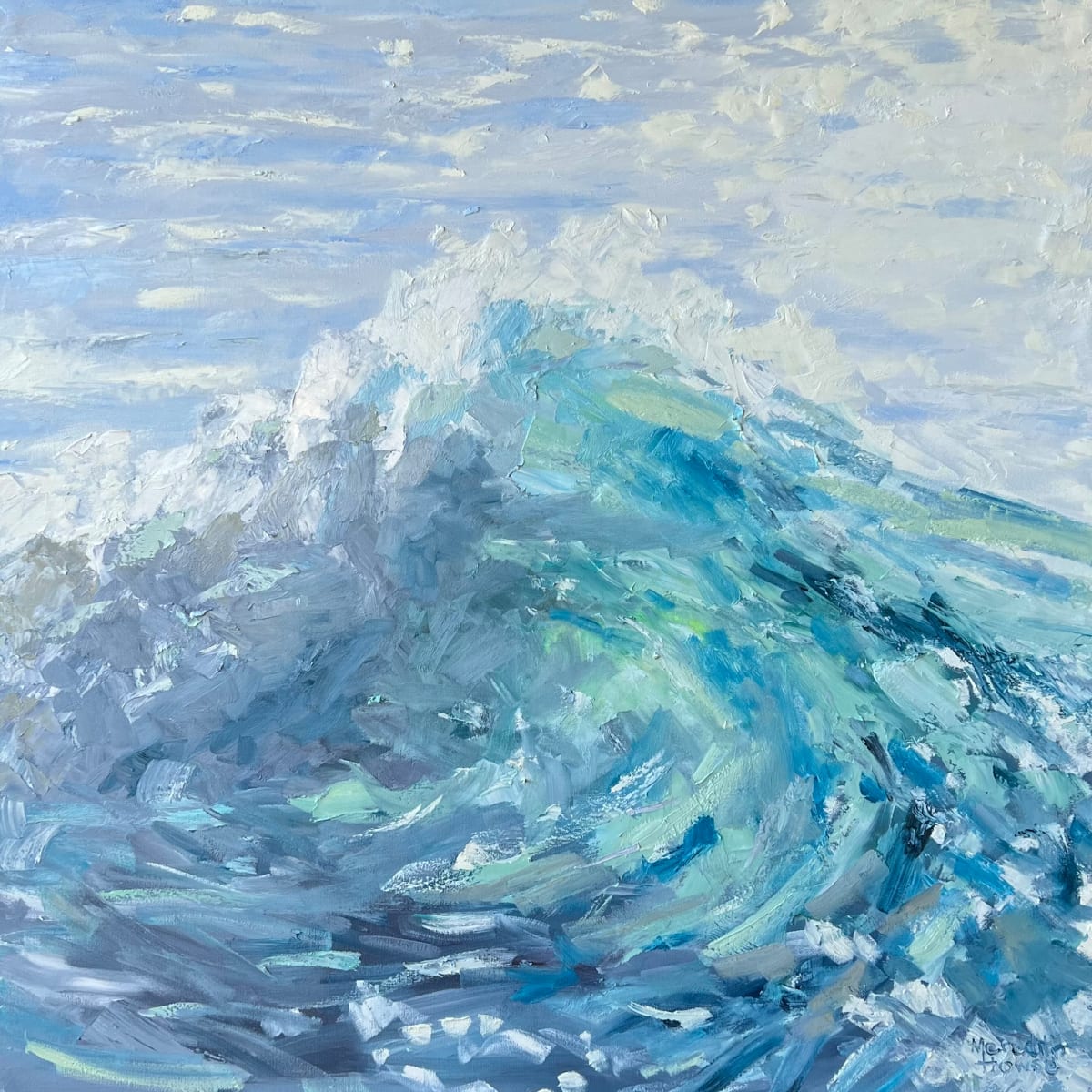 Shimmering Surge - The Wave 5 by Meredith Howse Art 