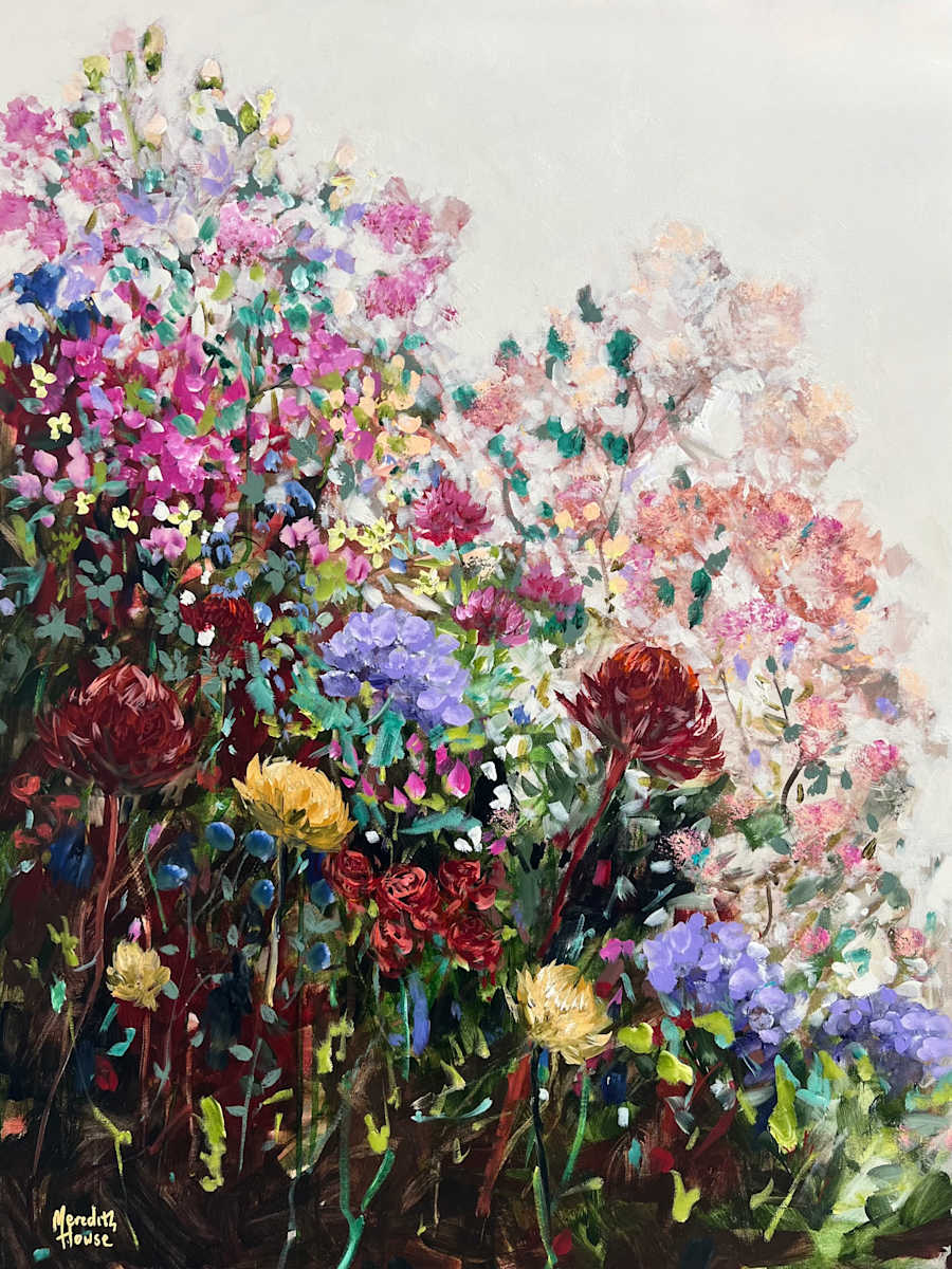 Flower Vintage (Print) by Meredith Howse Art, Image 1.