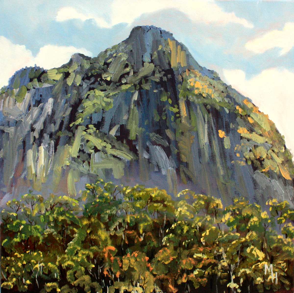 Mount Beerwah by Meredith Howse Art, Image 1.