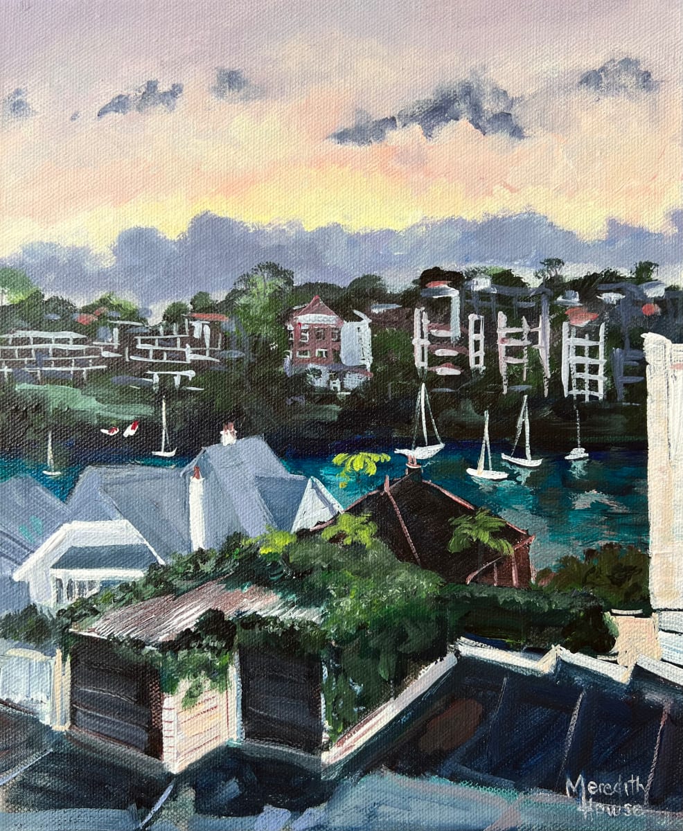 Commission - Morning Light at Kurraba Point by Meredith Howse Art 