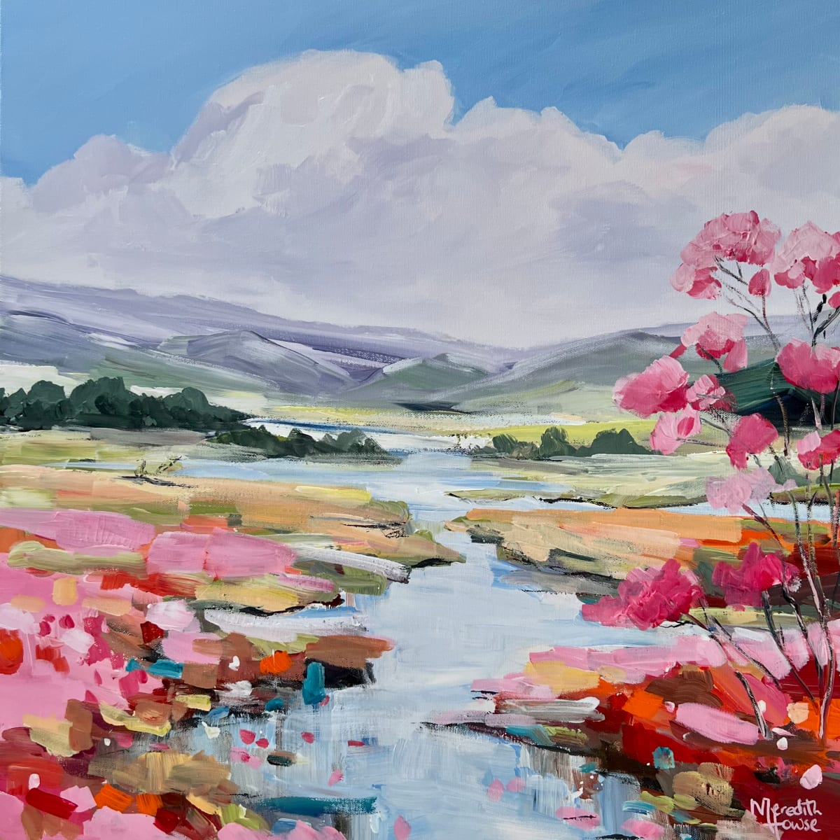 As Calm Waters Flow by Meredith Howse Art 