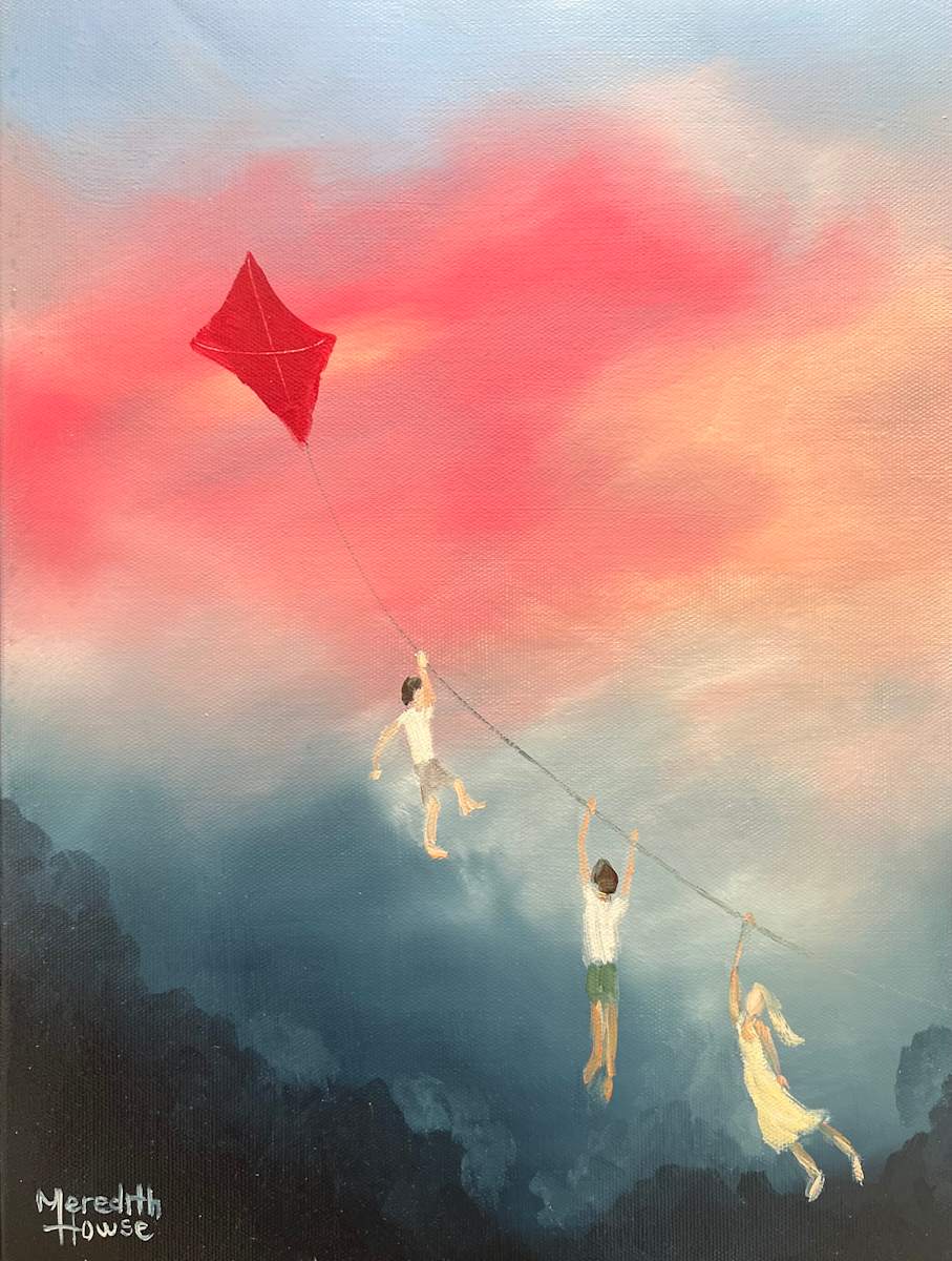 Red Kite Sky by Meredith Howse Art, Image 4.