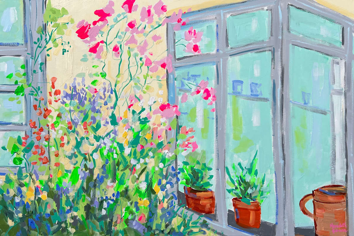 Summer in Willowvale, Nairn by Meredith Howse Art, Image 1.