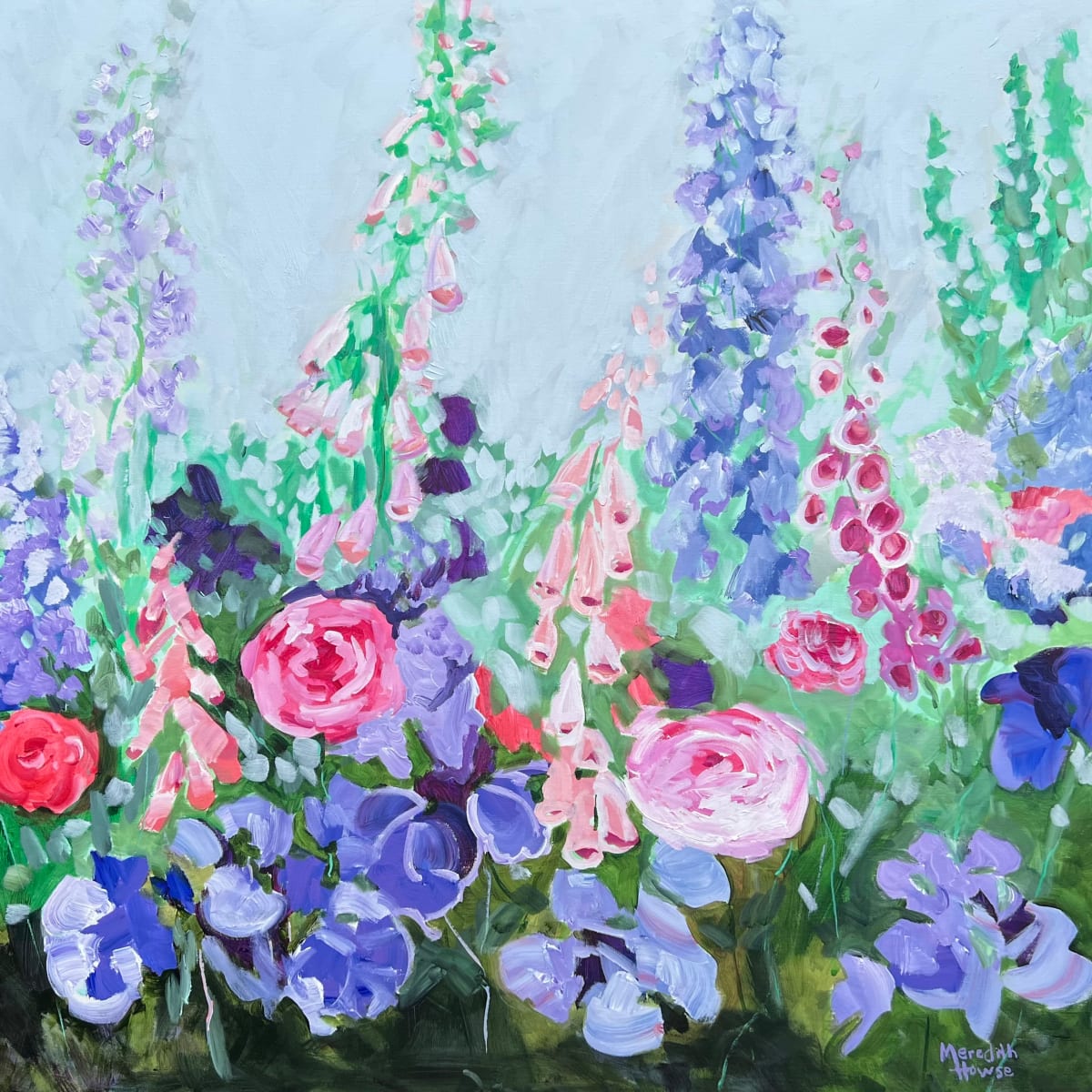 Penny's Garden by Meredith Howse Art 