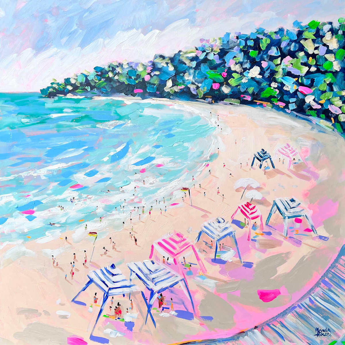Noosa Days by Meredith Howse Art 