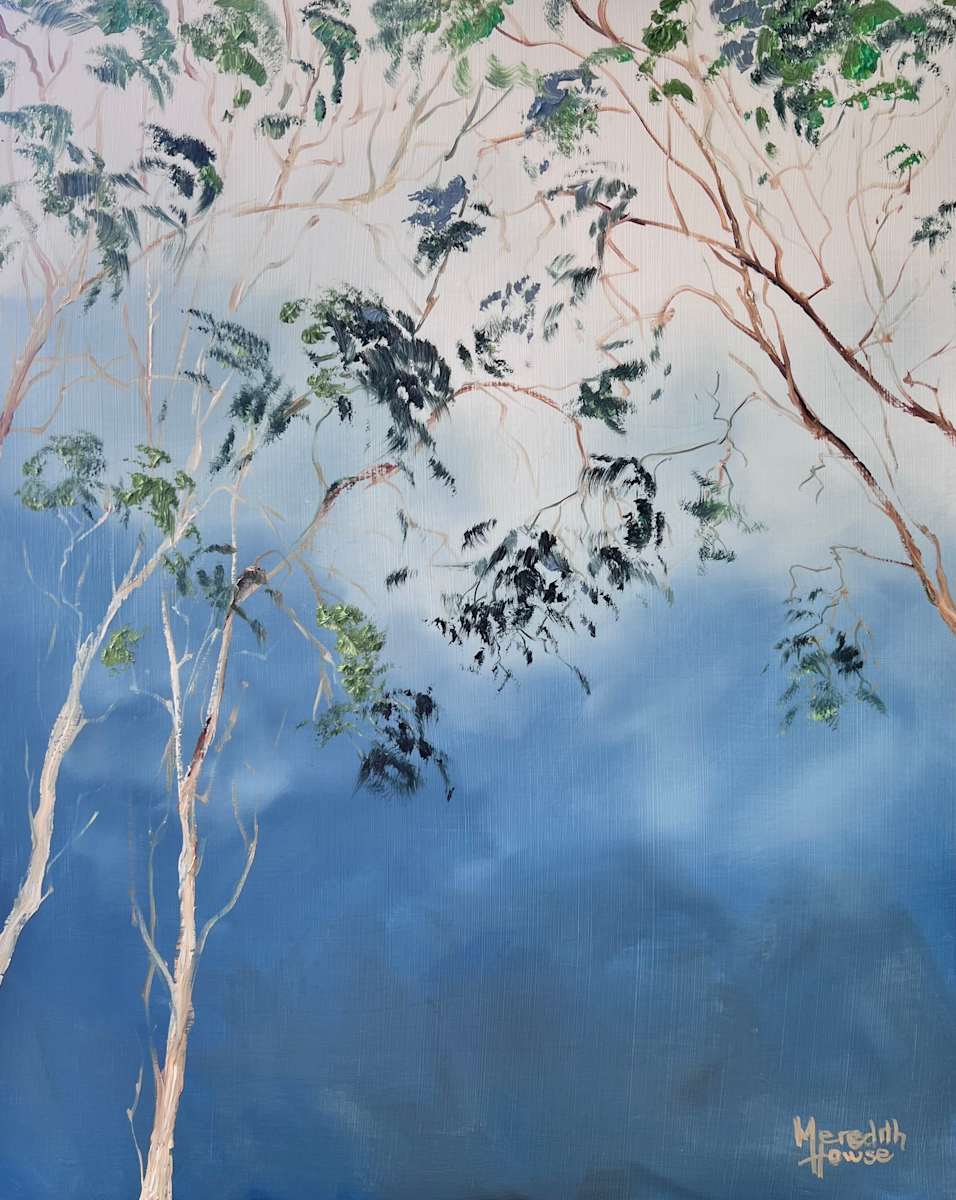 Illumination Gum Leaves by Meredith Howse Art 