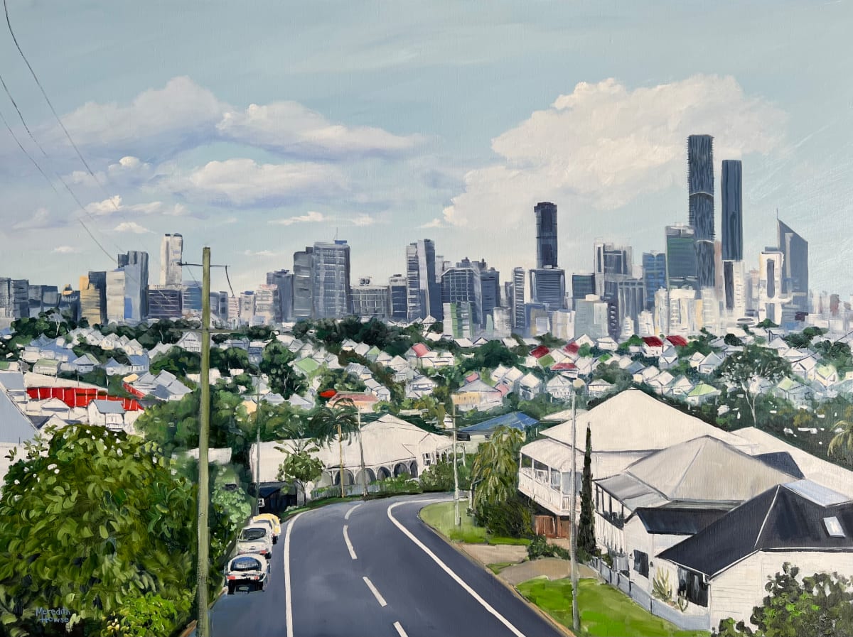 Best view of Upper Cairns Terrace by Meredith Howse Art 