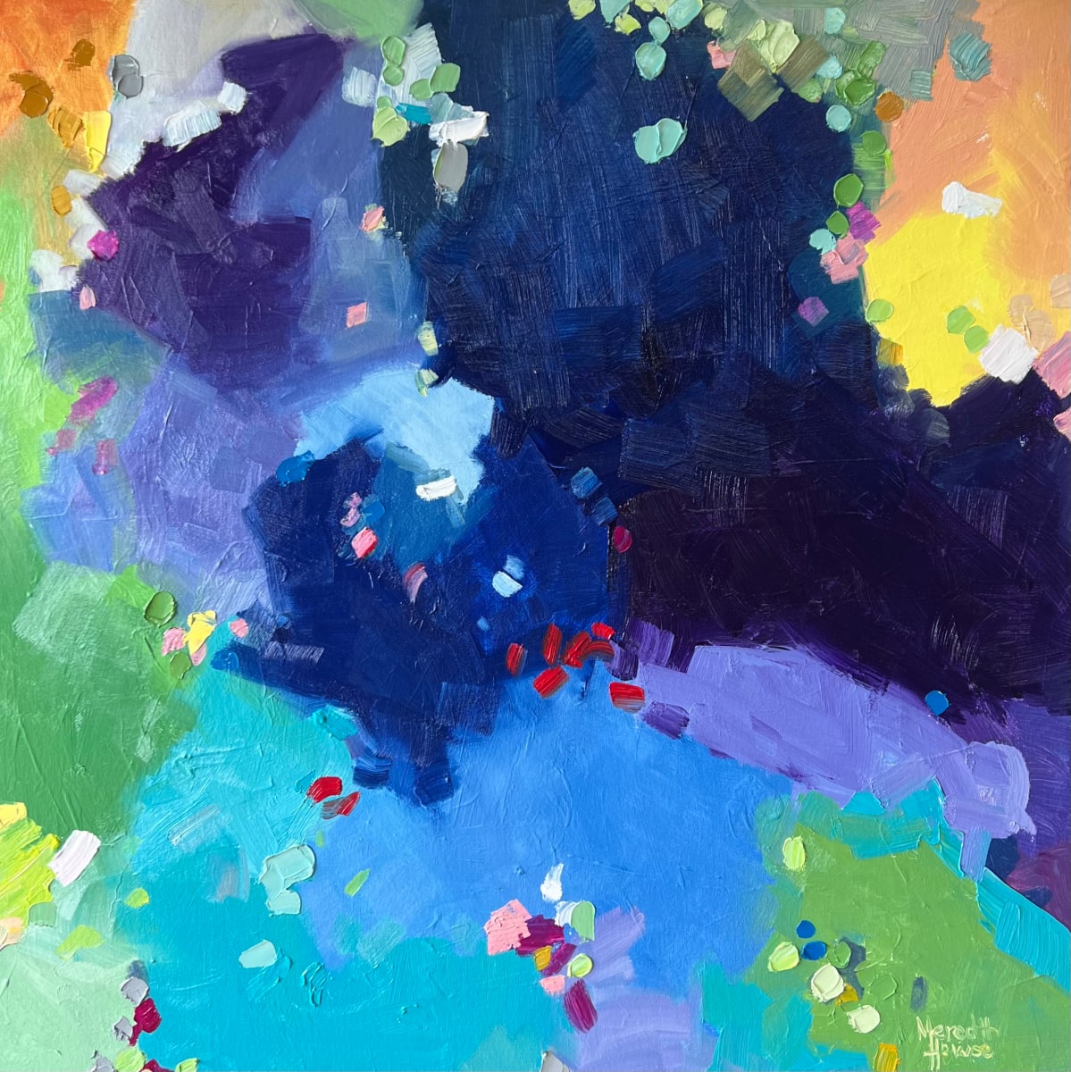Colourful Palette by Meredith Howse Art 