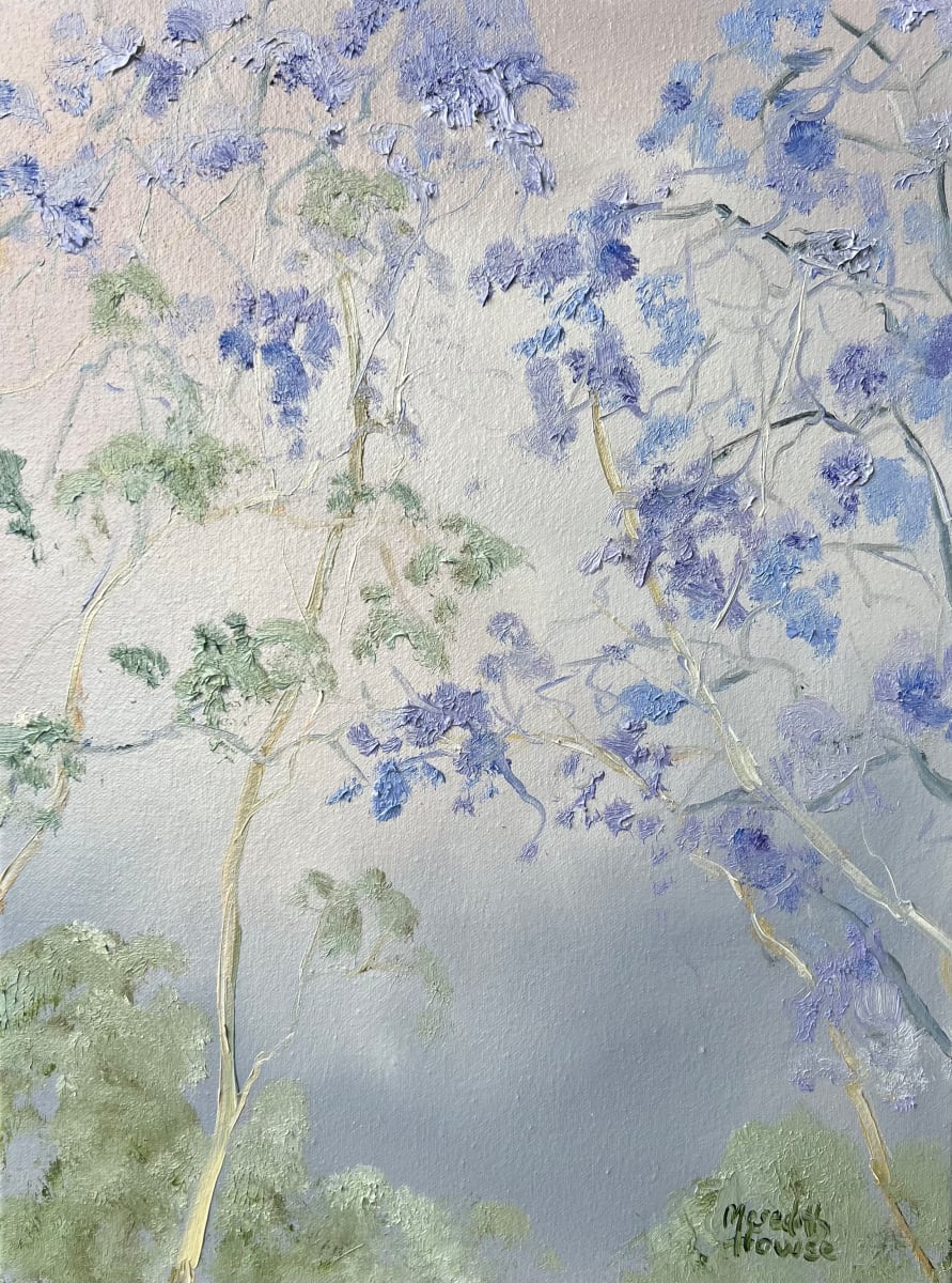 Illumination Jacaranda Blossoms by Meredith Howse Art, Image 2.
