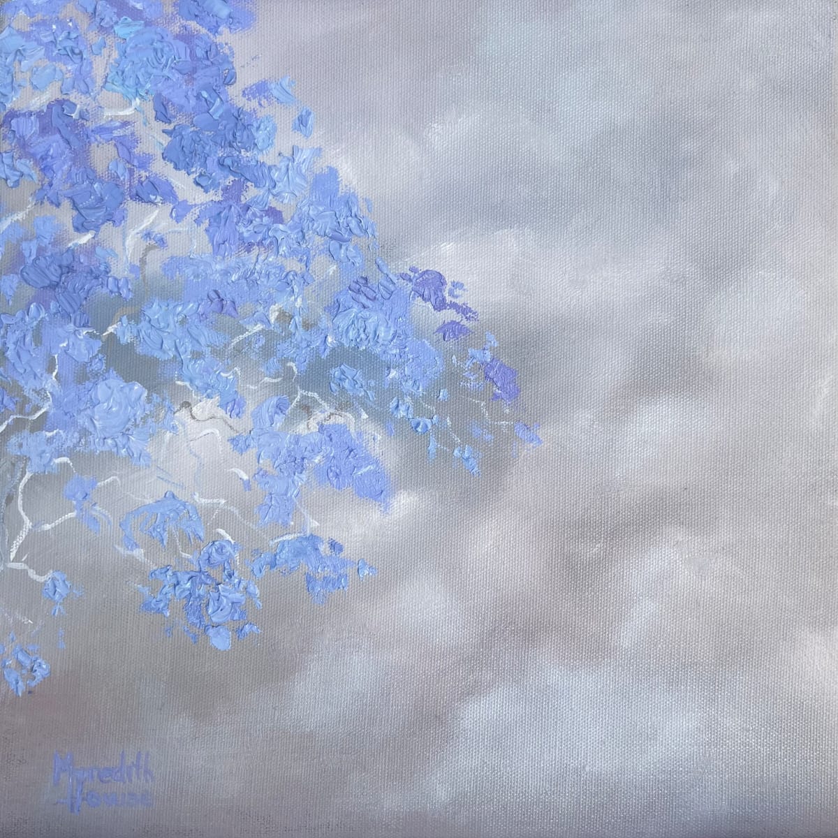 Illumination Jacaranda Flowers by Meredith Howse Art 